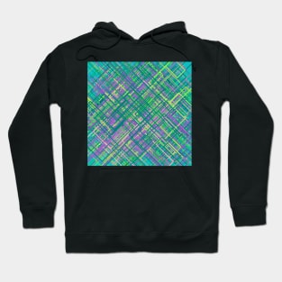 Abstract Diagonal Line Pattern Hoodie